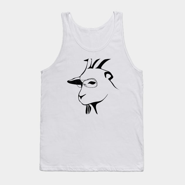 goat Tank Top by TaBuR